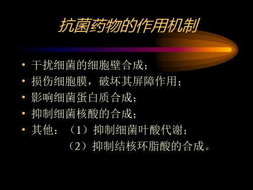 抗菌药物的临床应用培训课件