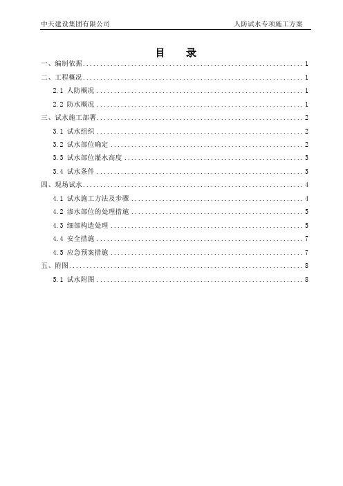 F30人防试水专项方案