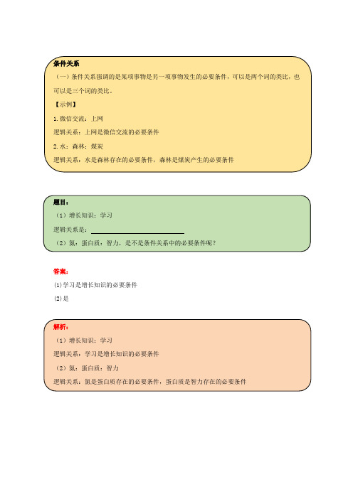 2019年国家公务员考试行政能力测试20180427类比推理