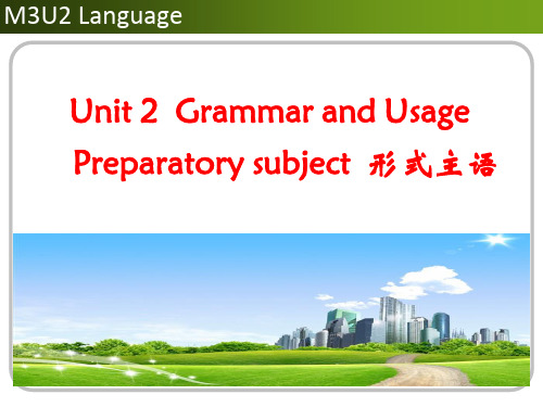 M3U2 Grammar and Usage 3