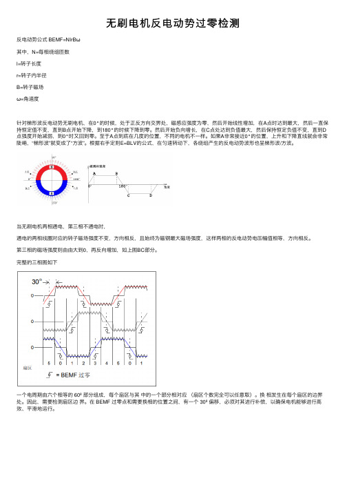 无刷电机反电动势过零检测