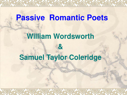 第六讲 wordsworth and Coleridge