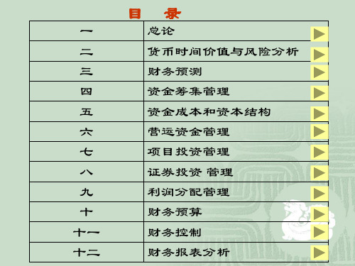 现代企业财务管理概述(ppt 408页)