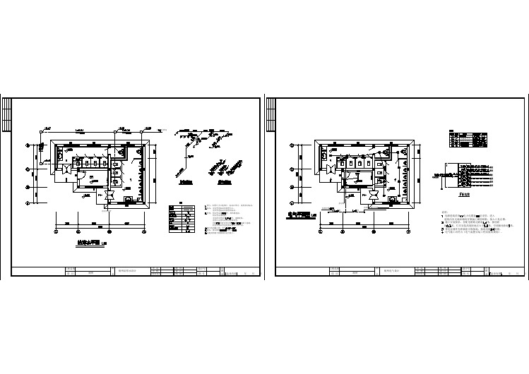 【CAD图纸】公园改造景观施工图-厕所(精美图例)