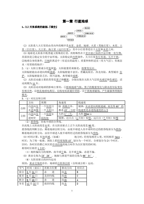 第一章 行星地球