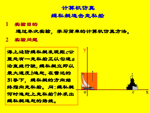 7-缉私艇追走私船-仿真