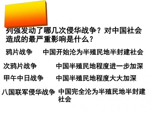 近代化的艰难探索教学课件ppt