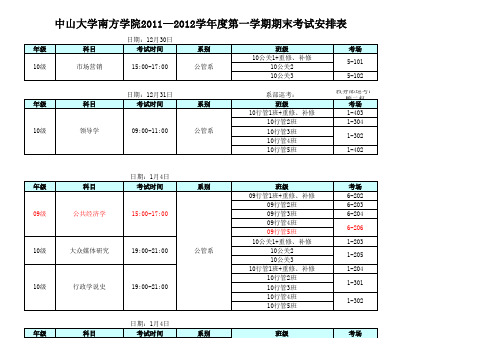 期末考试时间地点.xls