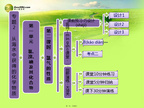 高中化学 2.1.2 氯气的性质课件 苏教版必修1