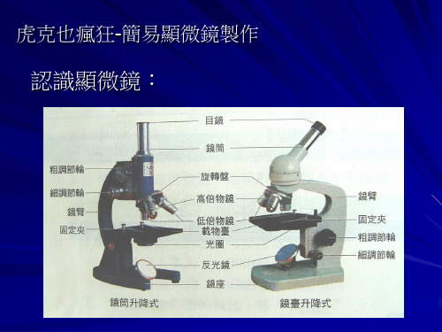 简易显微镜制作详解