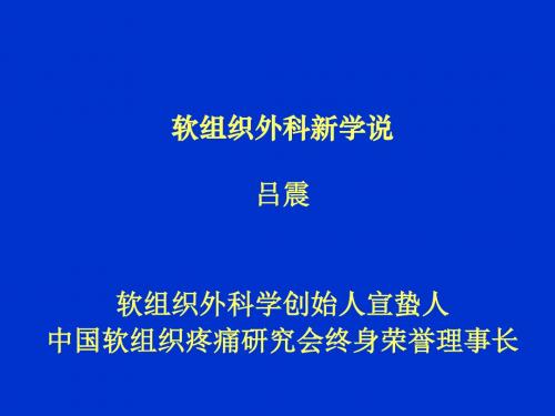 软组织外科新学说(宣蛰人)