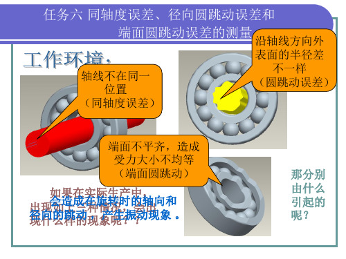 同轴度误差、径向圆跳动误差和端面圆跳动误差的测量