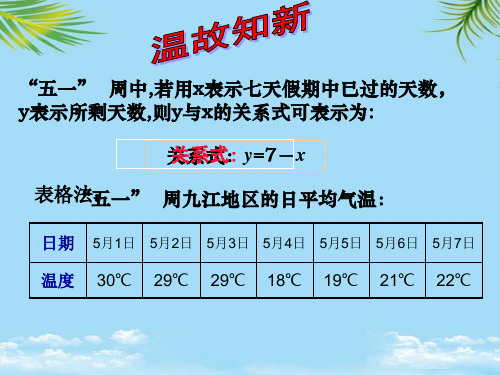 【优文档】数学七年级下北师大版温度的变化课件PPT