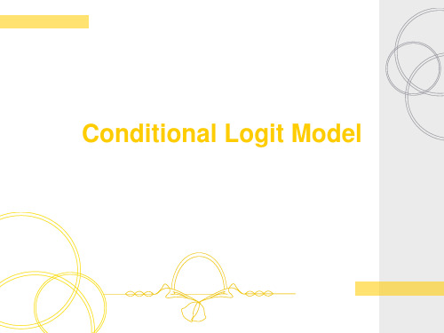 ConditionalLogitModel解读