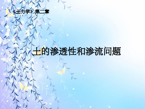 土力学第二章渗透