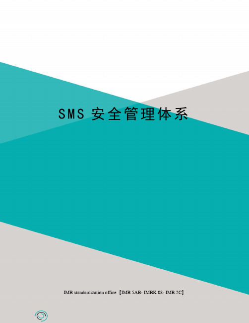 SMS安全管理体系