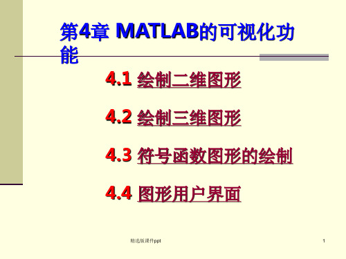 MATLAB的可视化功能