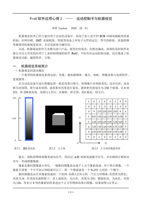 ProU软件应用心得2  ----  运动控制卡与机器视觉