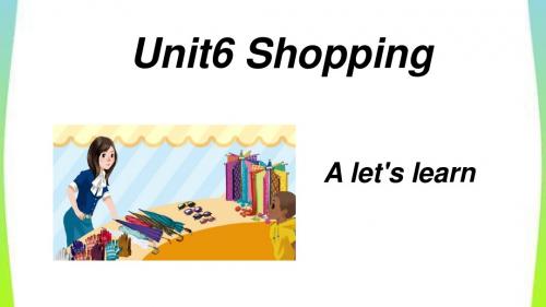 新人教版pep四年级下册英语4Unit-6-Shopping-A-Let's-learn1