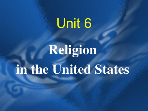 Religion in the United States-I