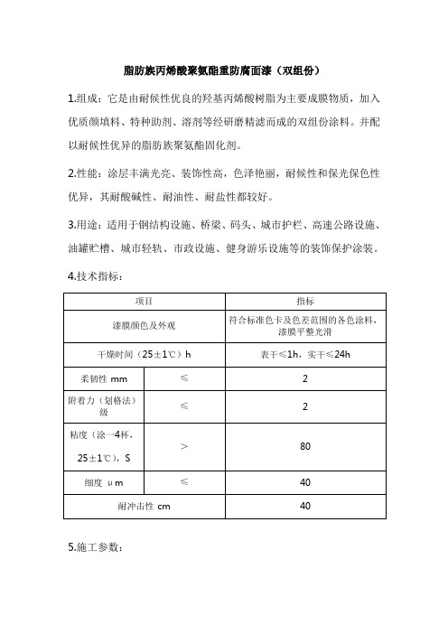 脂肪族丙烯酸