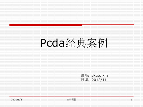 (完整版)PDCA循环经典案例分析.ppt