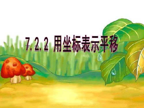 7.2.2用坐标表示平移课件(人教版七年级下)