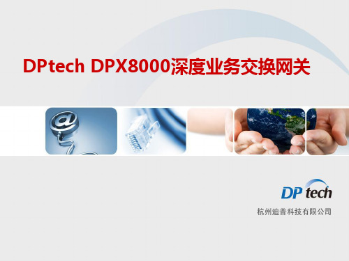 DPtech DPX8000系列深度业务交换网关培训胶片