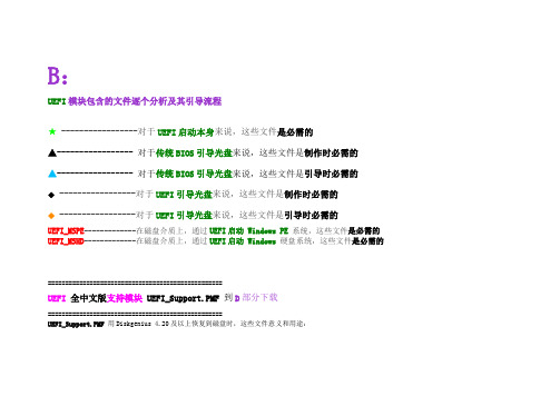 关于UEFI启动