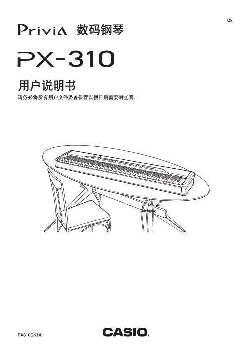 CASIO PX-310数码钢琴 说明书