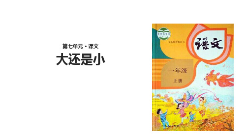 (赛课课件)人教部编版一年级上册语文《大还是小》(共23张PPT)