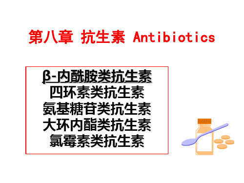 第八章 抗生素1