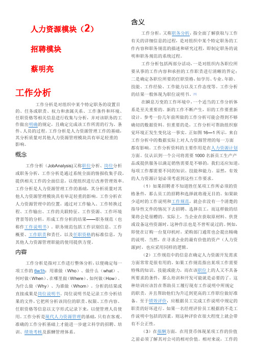 招聘模块全解