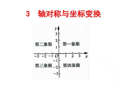 北师大版八年级数学上册3.3轴对称与坐标变化