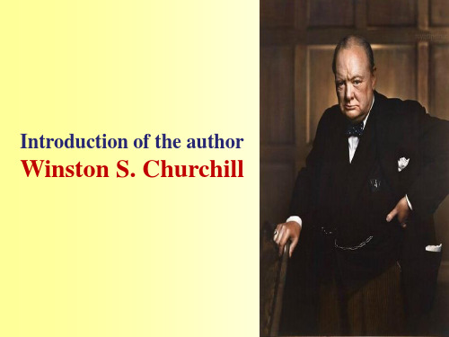 丘吉尔Winston S. Churchill