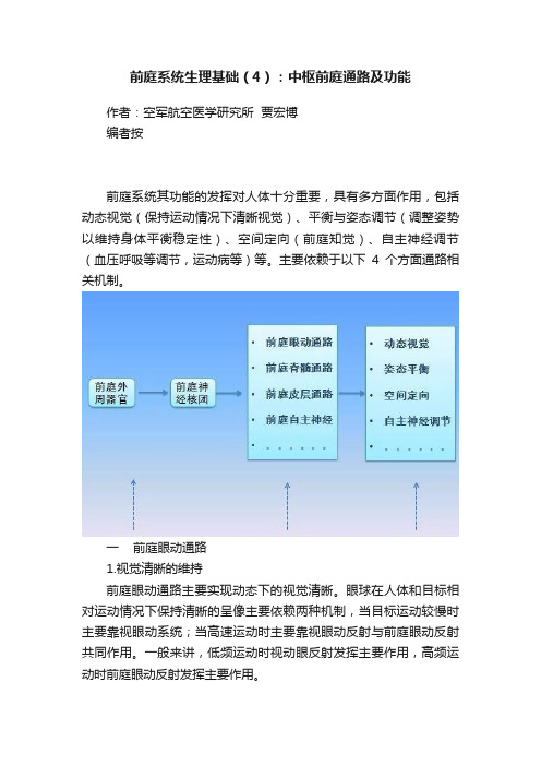 前庭系统生理基础（4）：中枢前庭通路及功能