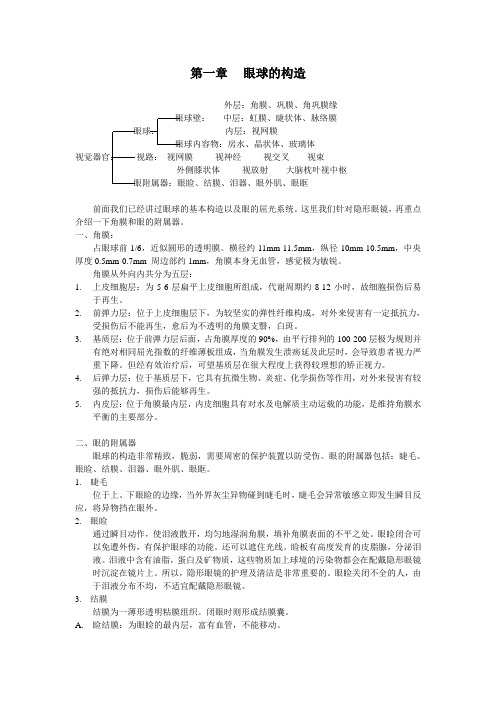 隐形眼镜知识培训