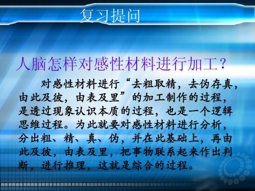 分析与综合相结合