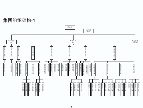 大型企业细化组织架构图