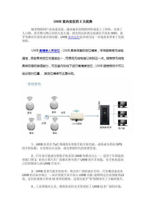UWB室内定位的5大优势