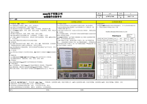 QA出货检验作业指导书--abb