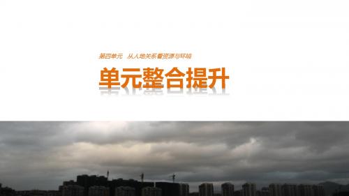 高中地理 第四单元 遥感技术及其应用单元整合提升课件 鲁教版必修1