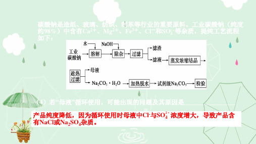 2020届高三化学二轮复习——化学工艺流程(共23张PPT)