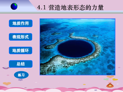 人教版必修一4.1《营造地表形态的力量》课件(共23张PPT)优质课件