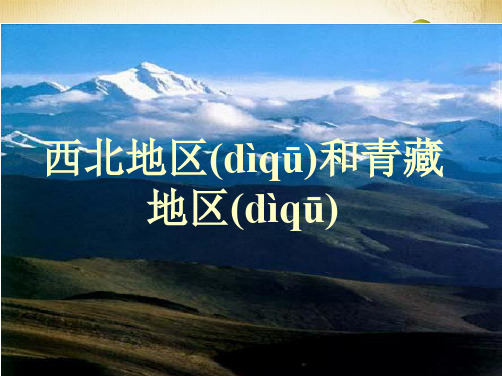 八年级地理下册 第五章 中国地理差异 第三节 西北地区和青藏地区课件 新人教版