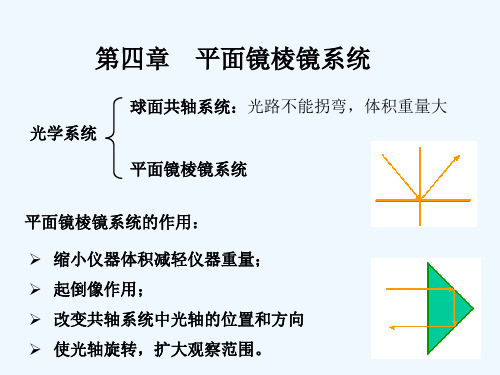 第四章平面镜棱镜系统资料