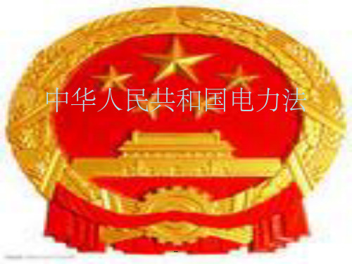 中华人民共和国电力法课件