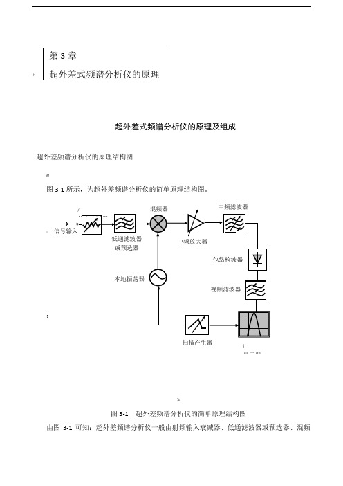 超外差频谱分析仪的原理及组成