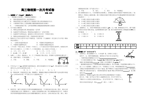 力与直线运动5