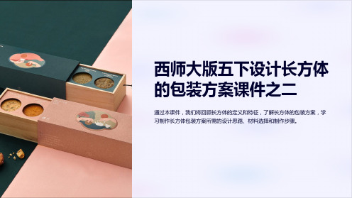 西师大版五下设计长方体的包装方案课件之二